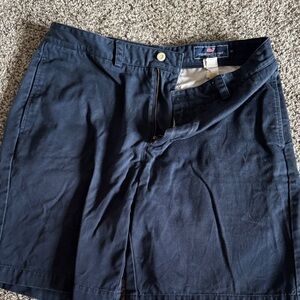 Vineyard Vines Dark Navy Cotton Chino Shorts